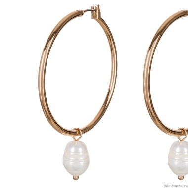 Серьги Fiore Luna, White Pearle Ring, LE6089 G Серьги Fiore Luna, White Pearle Ring, LE6089 G